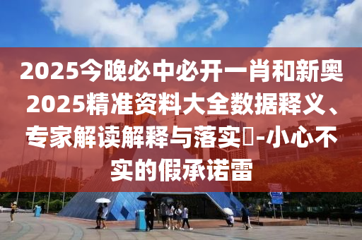 2025今晚必中必開一肖和新奧2025精準(zhǔn)資料大全數(shù)據(jù)釋義、專家解讀解釋與落實?-小心不實的假承諾雷